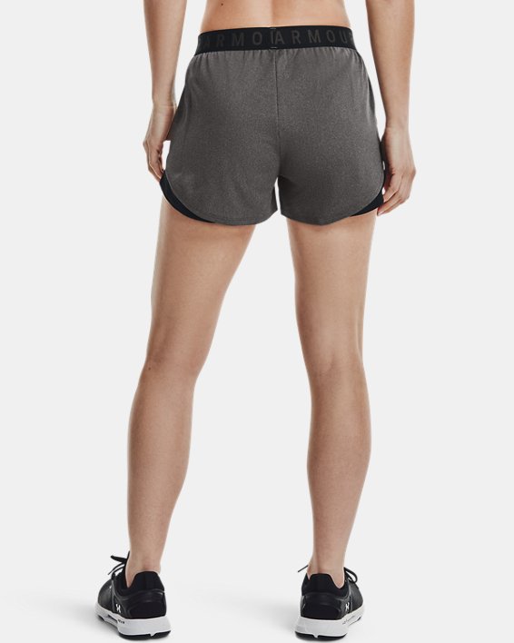 กางเกงขาสั้น UA Play Up Shorts 3.0 สำหรับผู้หญิง in Gray image number 1